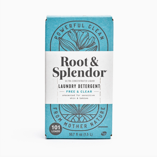 Root and Splendor 100 Load Laundry Detergent Box
