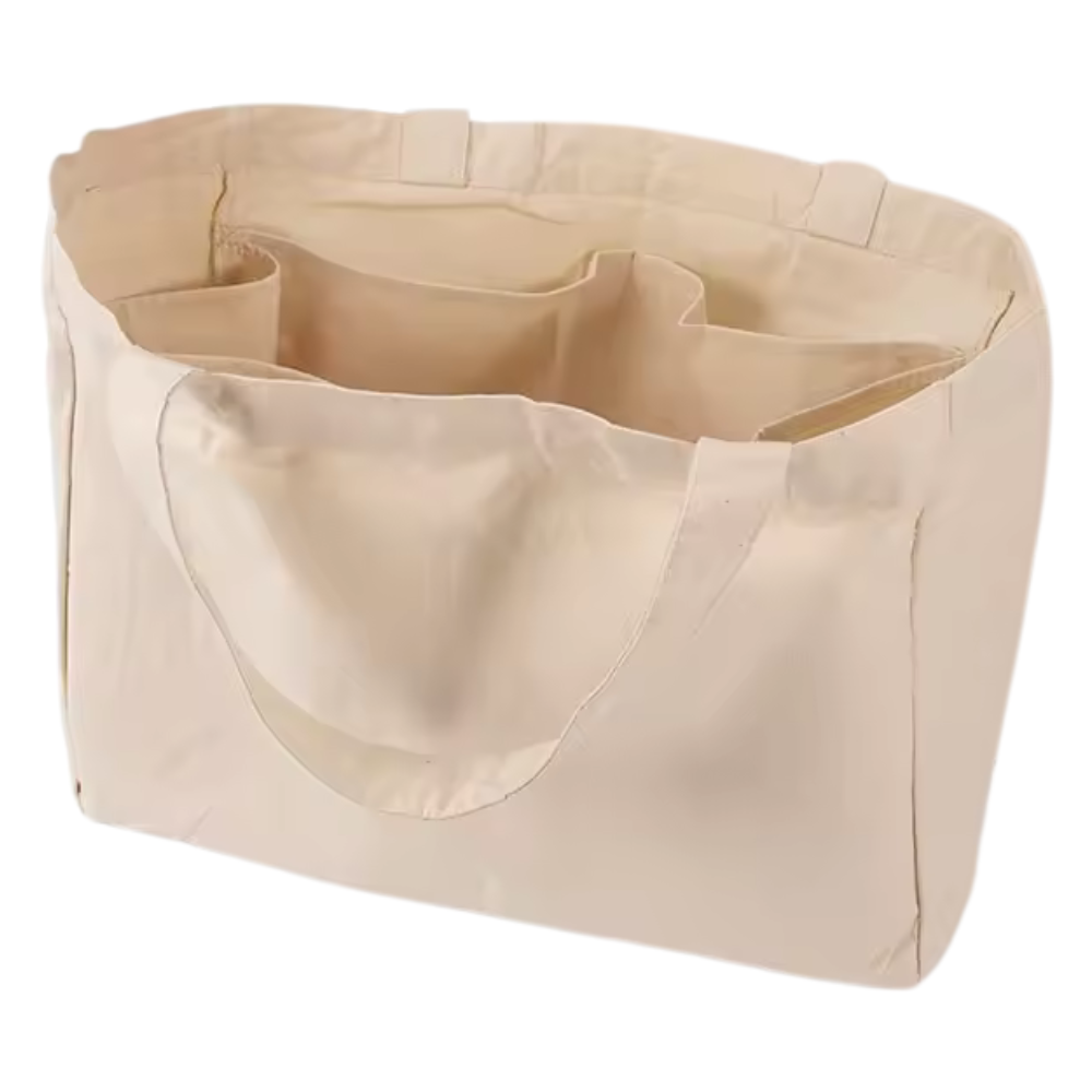 canvas tote bag with pockets