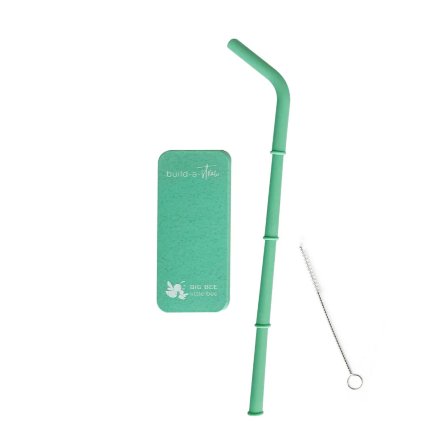 Build-A-Straw Reusable Silicone Straw in Individual Travel Case