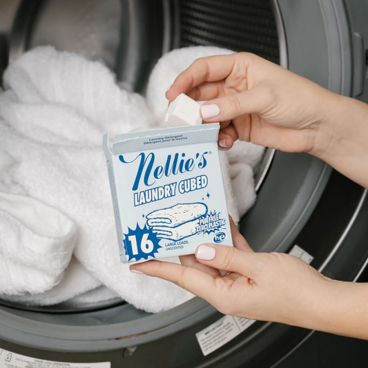 Nellie's Laundry Cubed, Pre-Measured Laundry Detergent Cubes