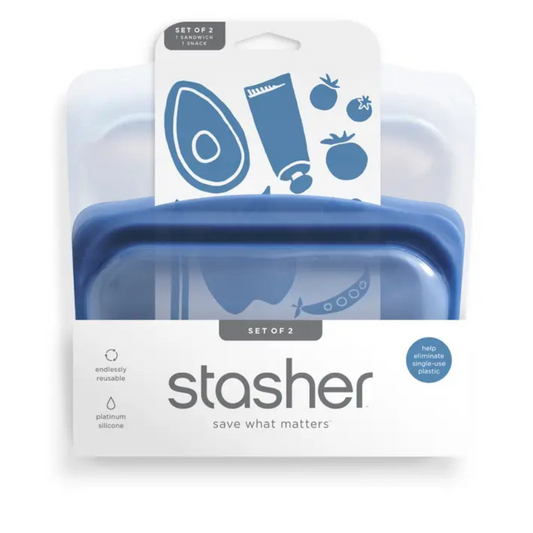 Stasher Sandwich and Snack 2-Pack Bundle