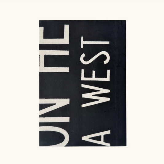 Sukie Bus Destination Blind Journal – Made from Vintage Bus Blinds