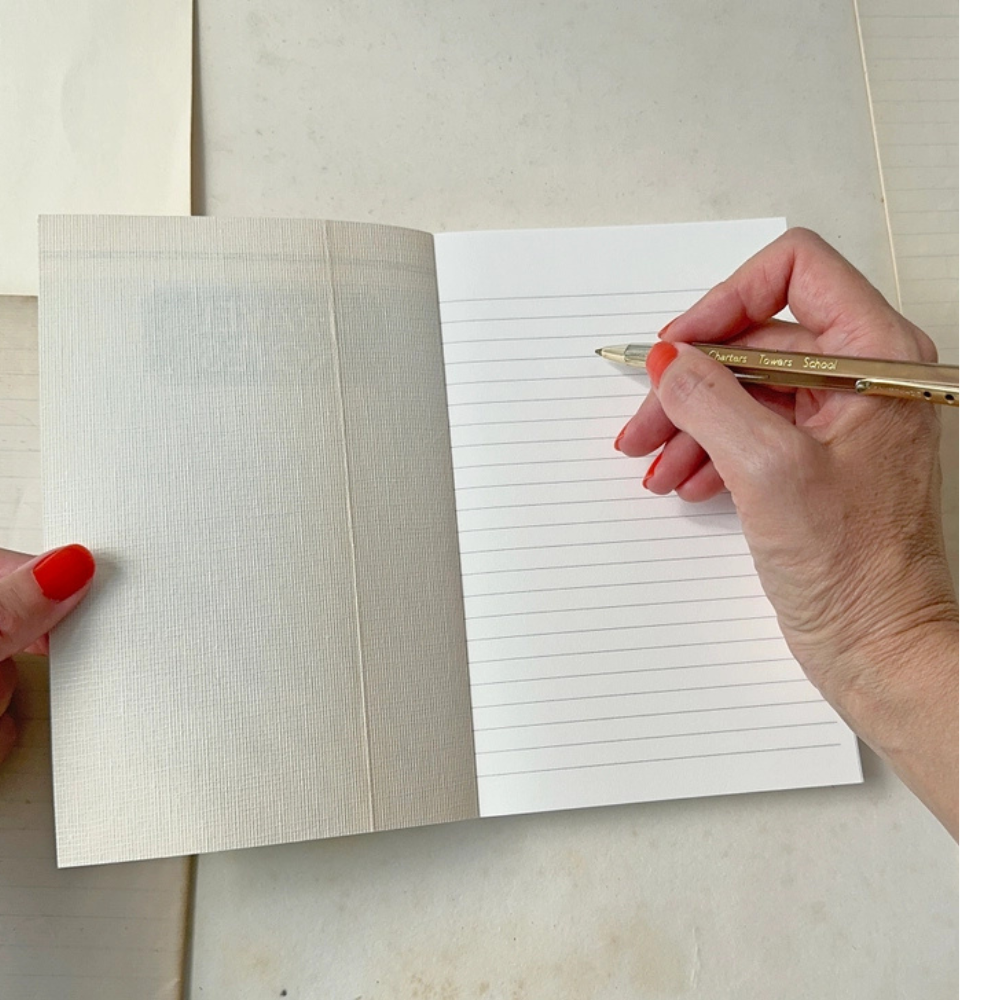 Sukie Travel Notes Book – Vintage Linen Map Cover