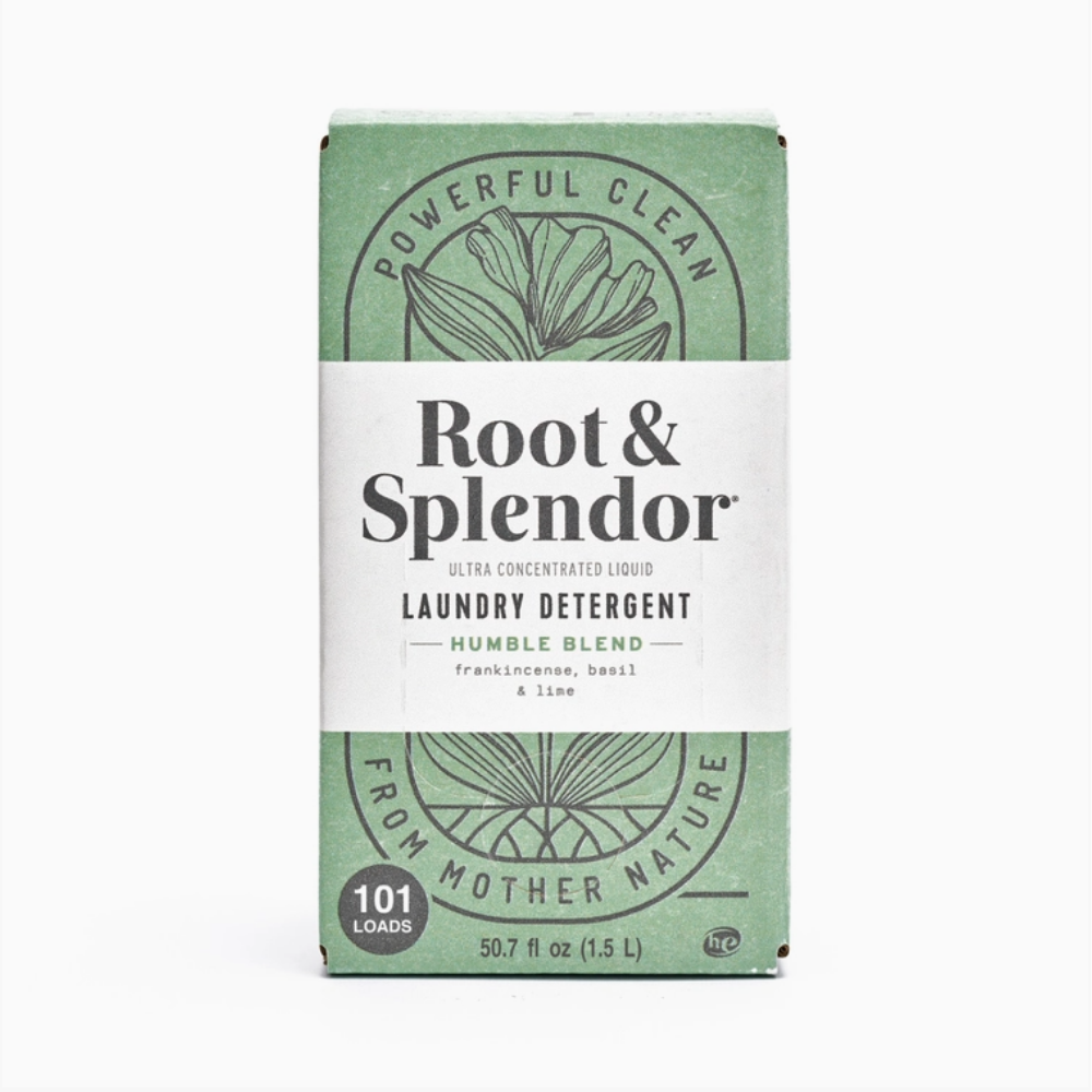 Root and Splendor - 100 Load Laundry Detergent Box