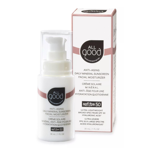 All Good Anti-Aging Daily Mineral Sunscreen Facial Moisturizer