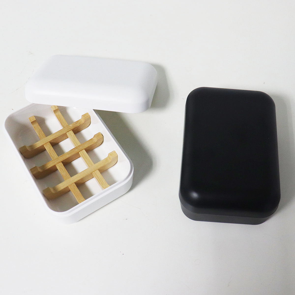 Bamboo + Cornstarch Soap Dish