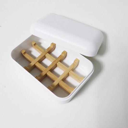 Bamboo + Cornstarch Soap Dish
