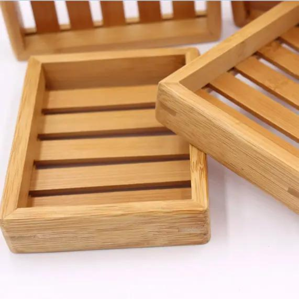 bamboo soap dishes