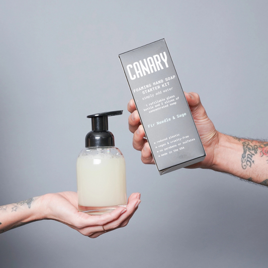 Canary Clean Foaming Hand Soap Bottle with Pump