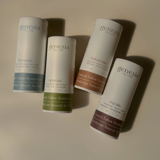 Genesis Tallow Deodorant Baking-Soda Free Deodorant