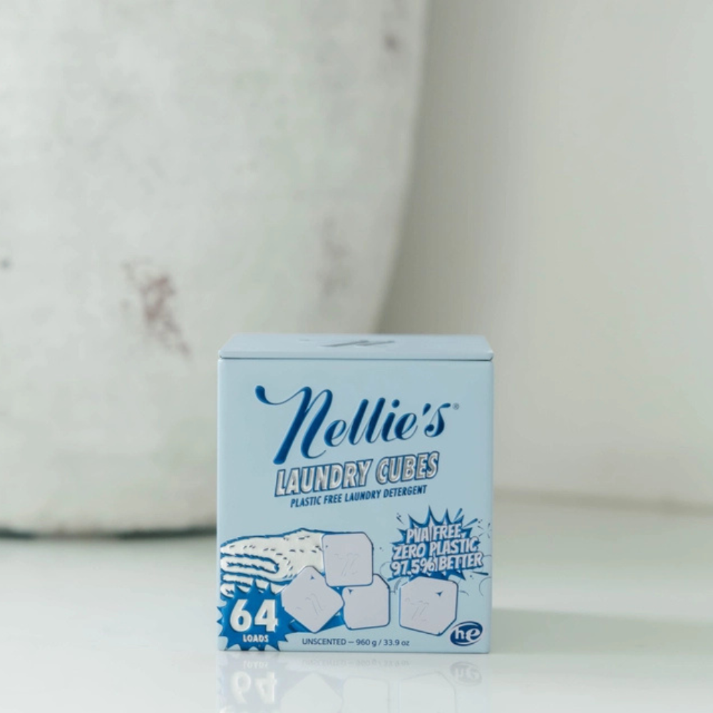 Nellie's Laundry Cubed, Pre-Measured Laundry Detergent Cubes