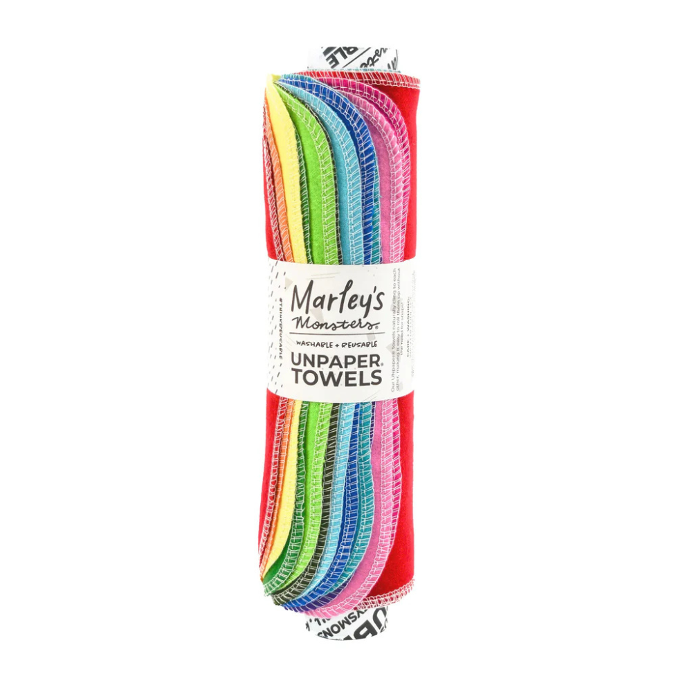 Marley's Monsters UNpaper® Towels: Rainbow and Color Mixes - 12 Pack