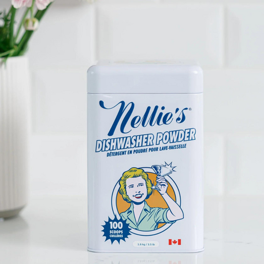 Nellie's Dishwasher Powder Tin 100 Scoops