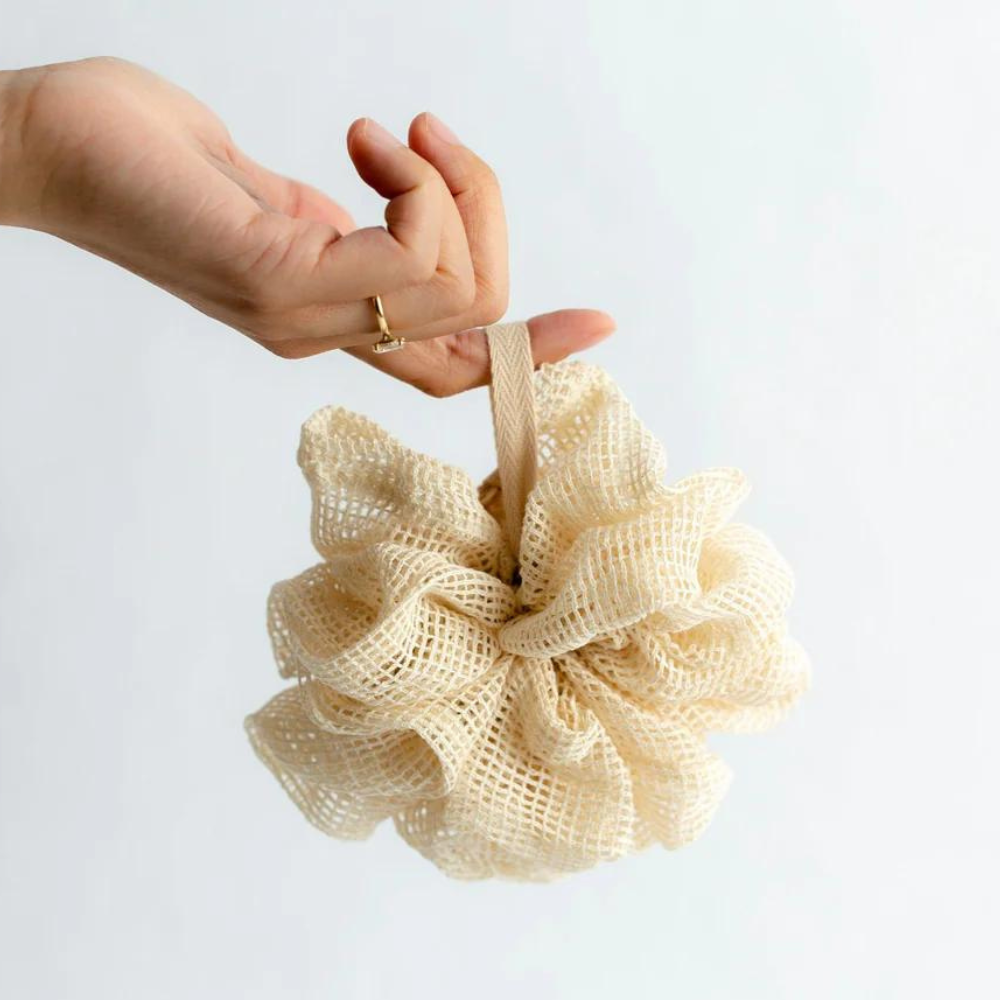shower pouf