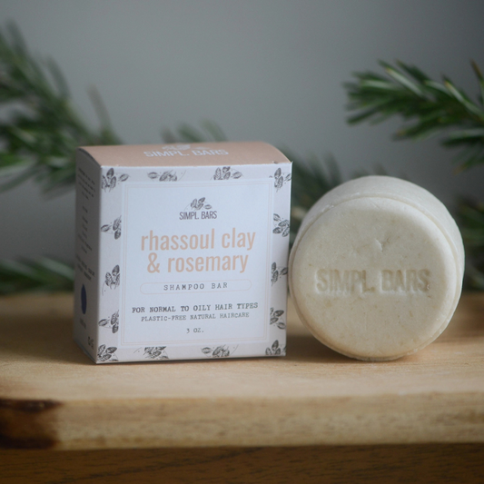 Rosemary & Rhassoul Clay Shampoo Bar (Large)