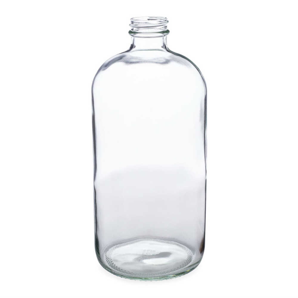 Clear Boston Round Bottles