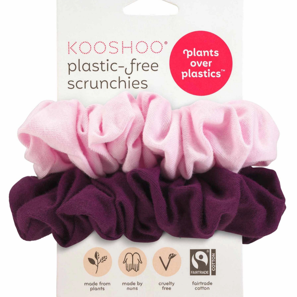KOOSHOO Organic Plastic-Free Scrunchies