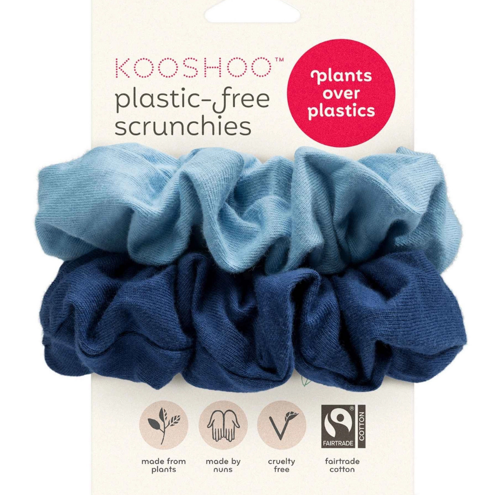 KOOSHOO Organic Plastic-Free Scrunchies