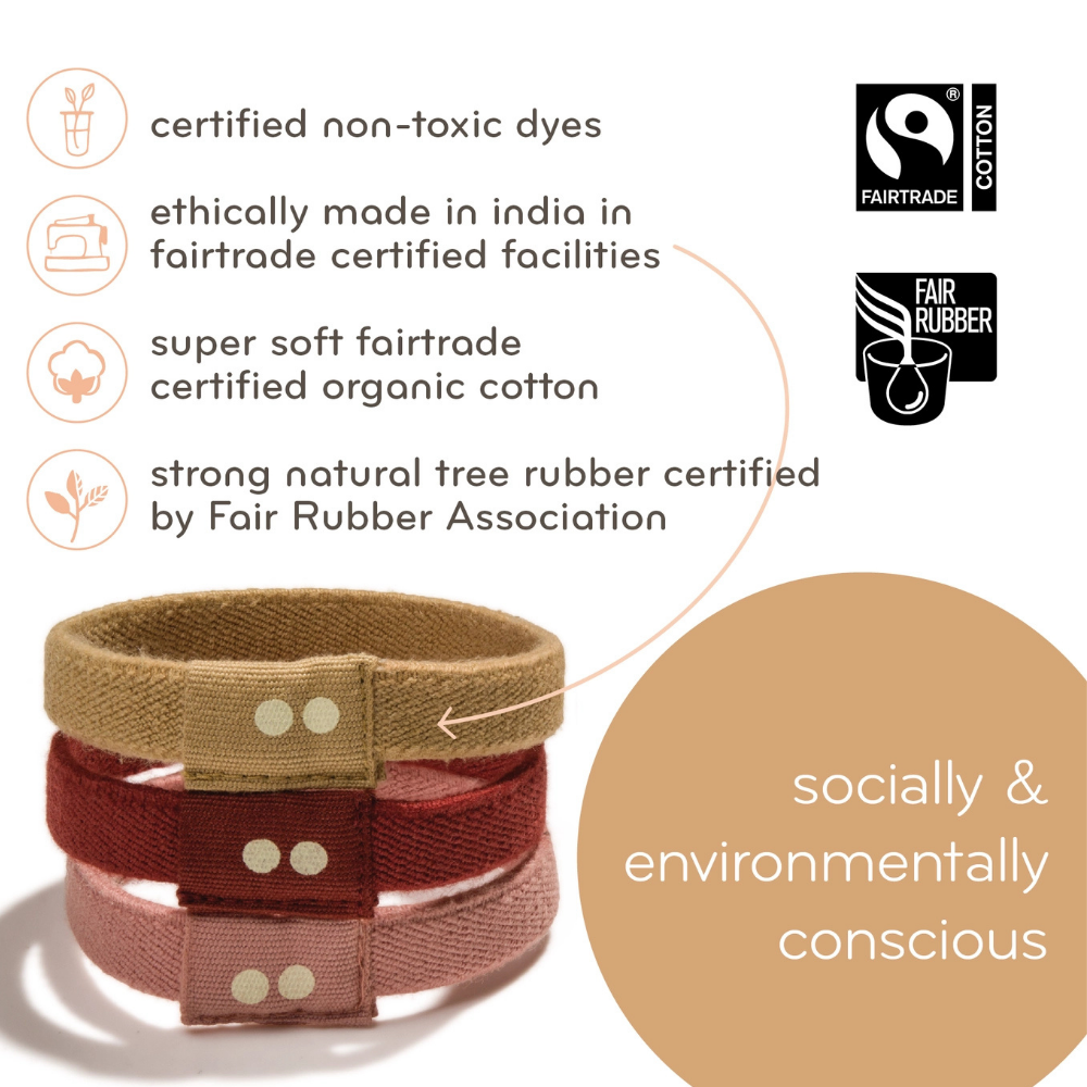 KOOSHOO Plastic-Free Flat Hair Ties