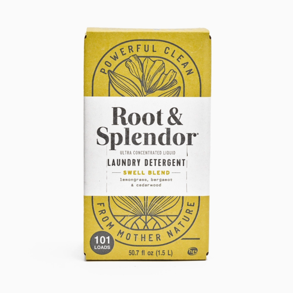 Root and Splendor 100 Load Laundry Detergent Box