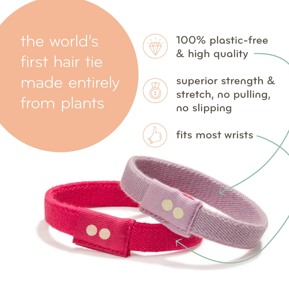KOOSHOO Plastic-Free Flat Hair Ties