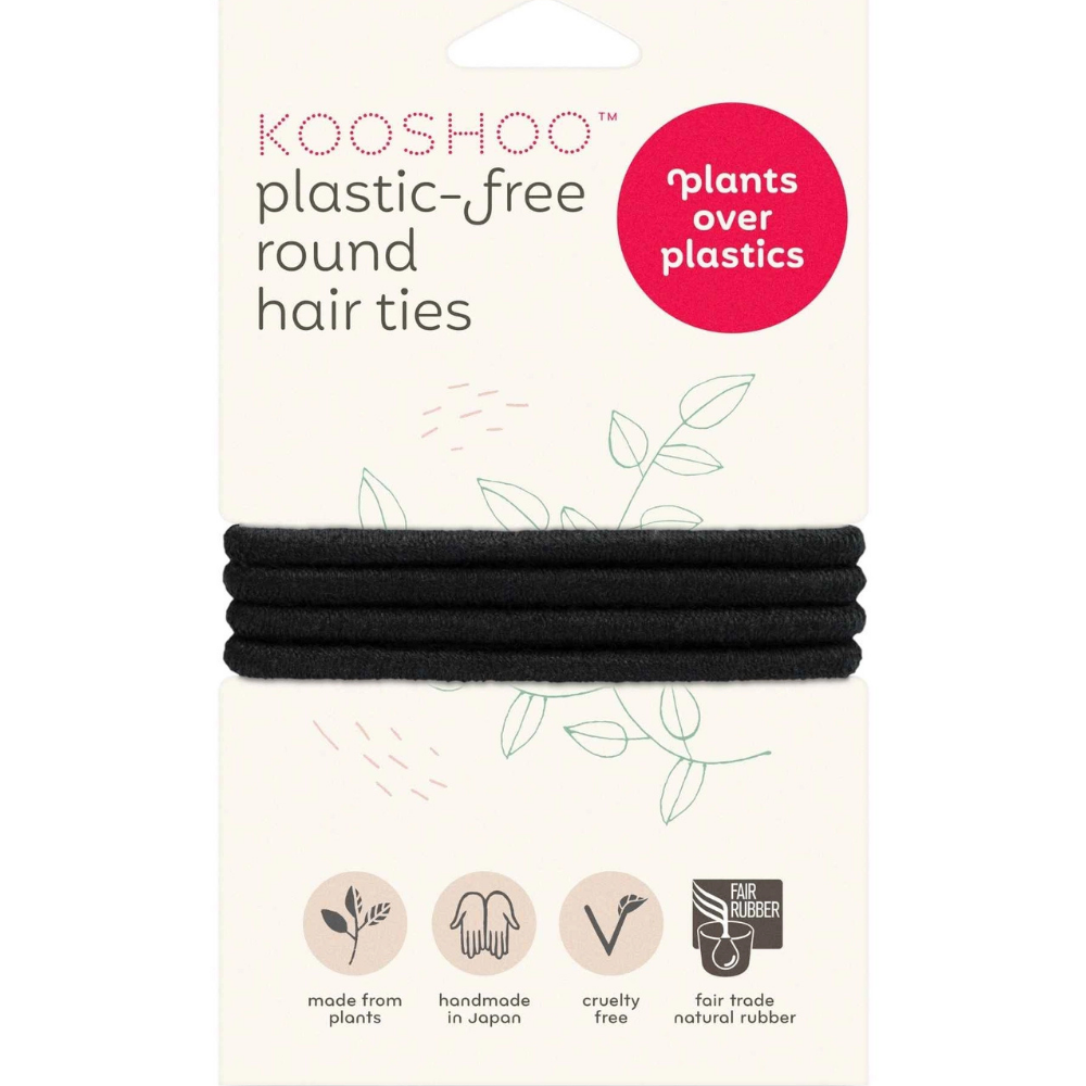 KOOSHOO Plastic-Free Round Hair Ties