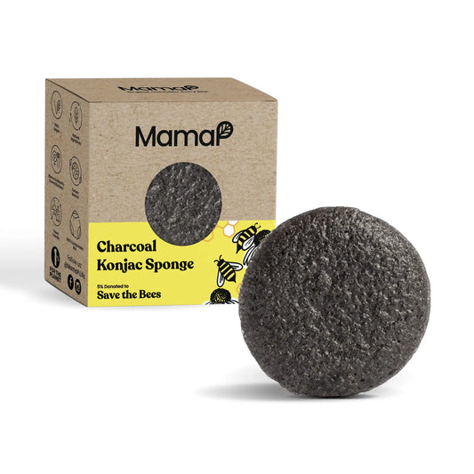 MamaP Konjac Sponge in Detoxifying Charcoal