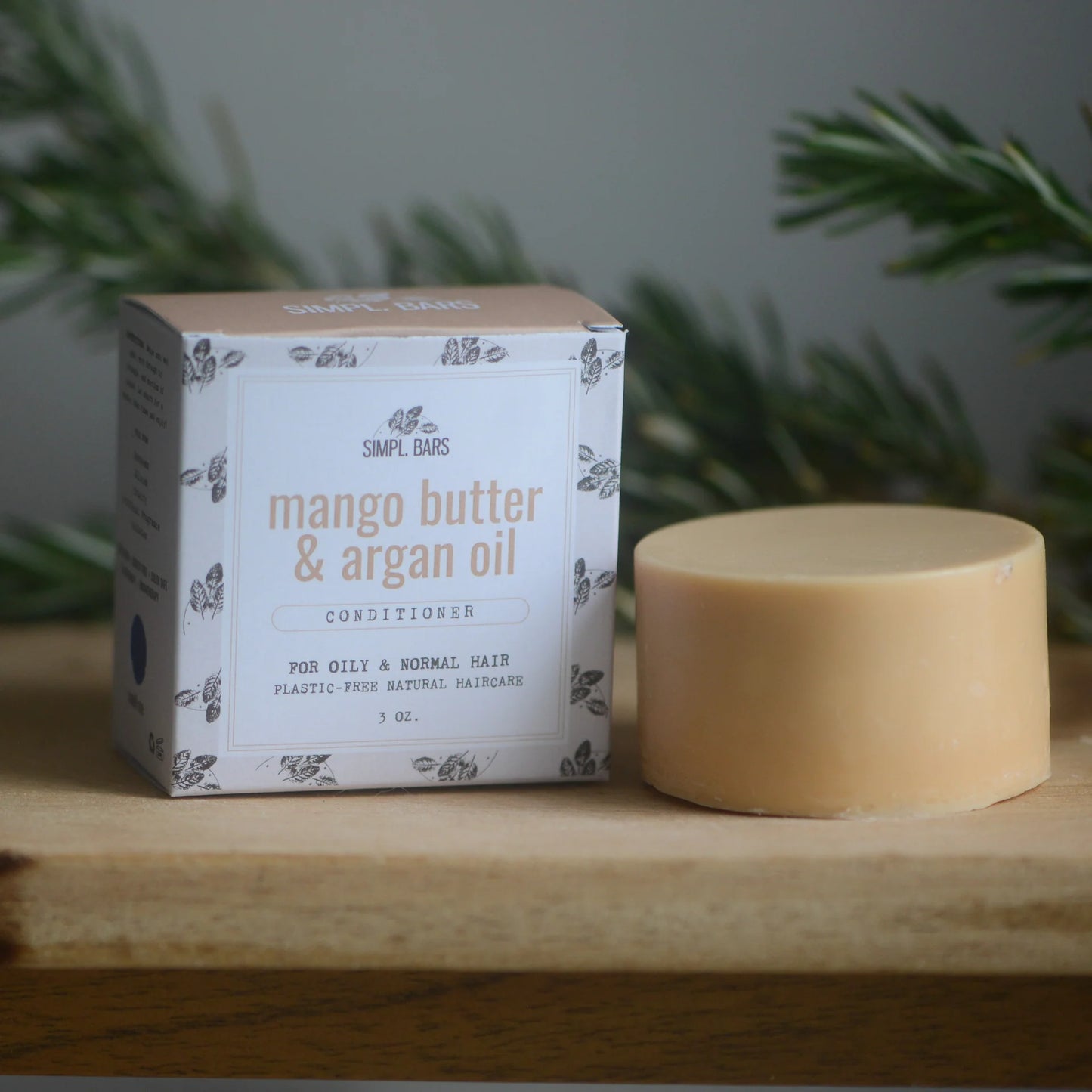 Mango Butter & Argan Oil Conditioner Bar 3 oz
