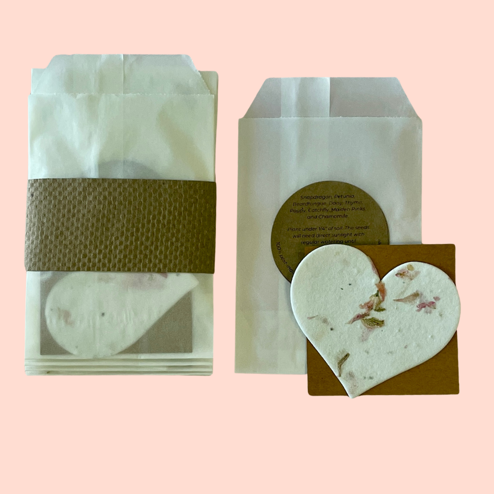 Seed Paper Valentine Pack of 10