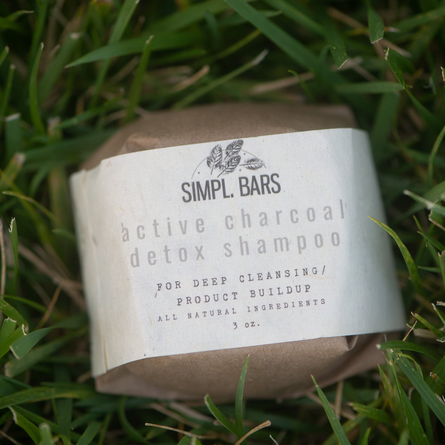 Active Charcoal Detox Shampoo Bar (Large)