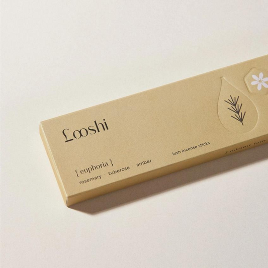 Looshi Euphoria Natural Incense Sticks with Rosemary, Tuberose and Amber- 20 Count (Copy)