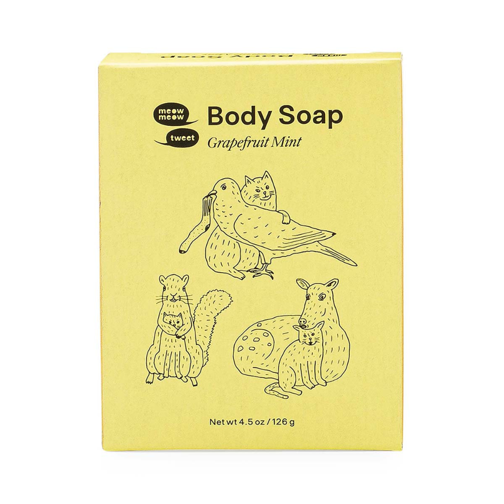 Meow Meow Tweet Grapefruit Mint Body Soap