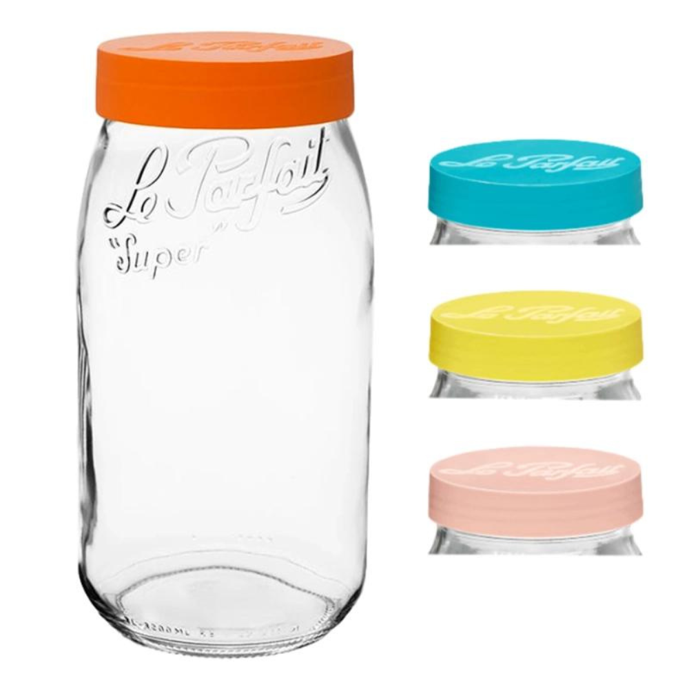 Le Parfait 3L Bulk Glass Storage Jars