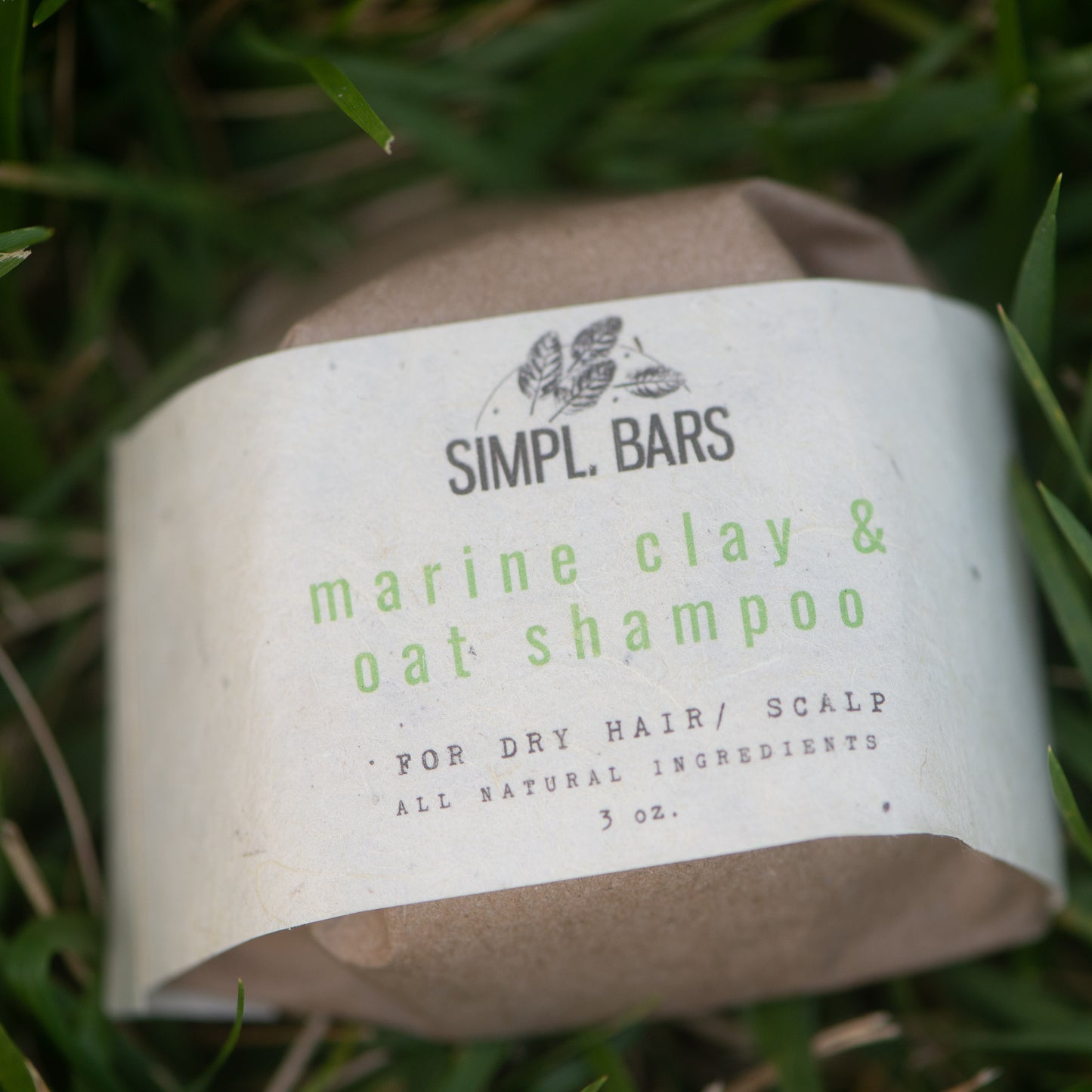 Marine Clay & Oat Shampoo Bar (Large)