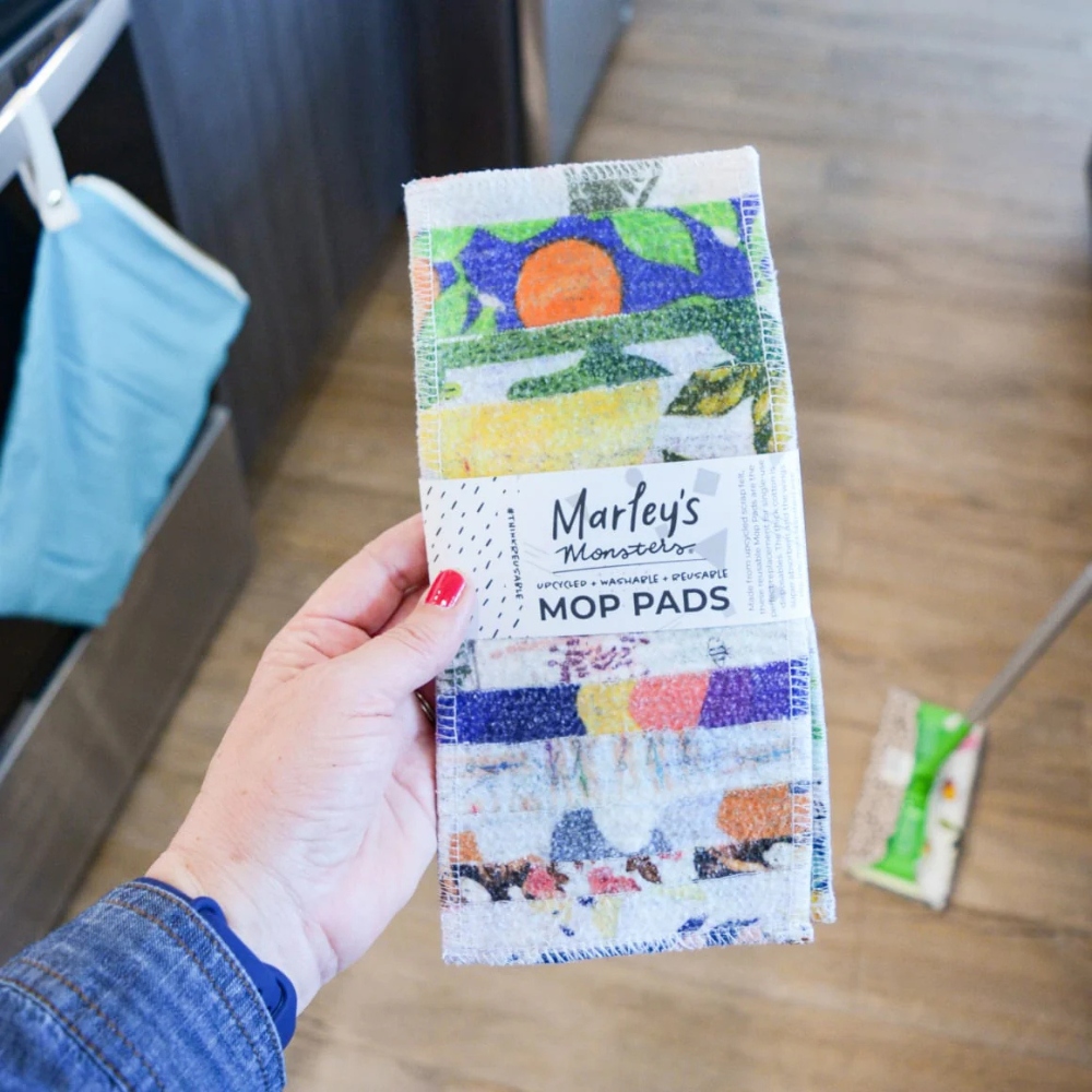 Marley's Monsters Scrap Felt Mop Pads: Set of 2