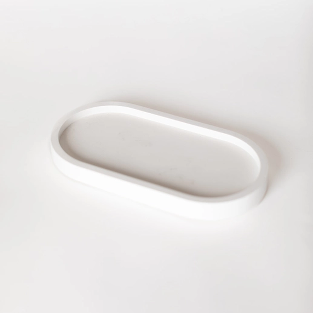 Tenn Prarie Concrete Tray | Colorful Base for Bottles, Candles, Palo Santo