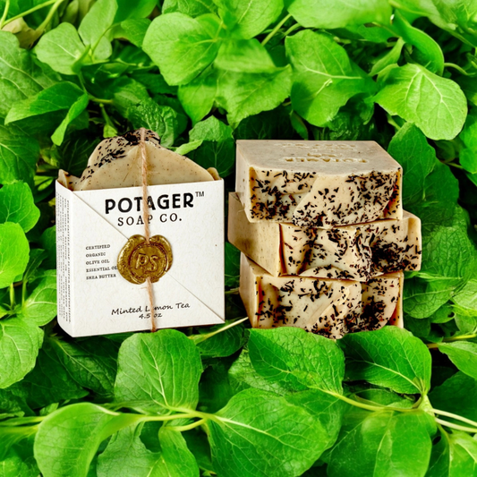 Potager Soap Co - Minted Lemon Tea Soap Bar