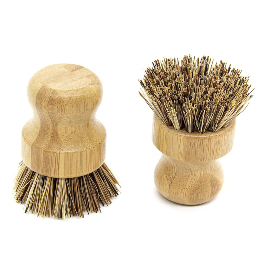 Natural Bamboo Pot & Dish Brush