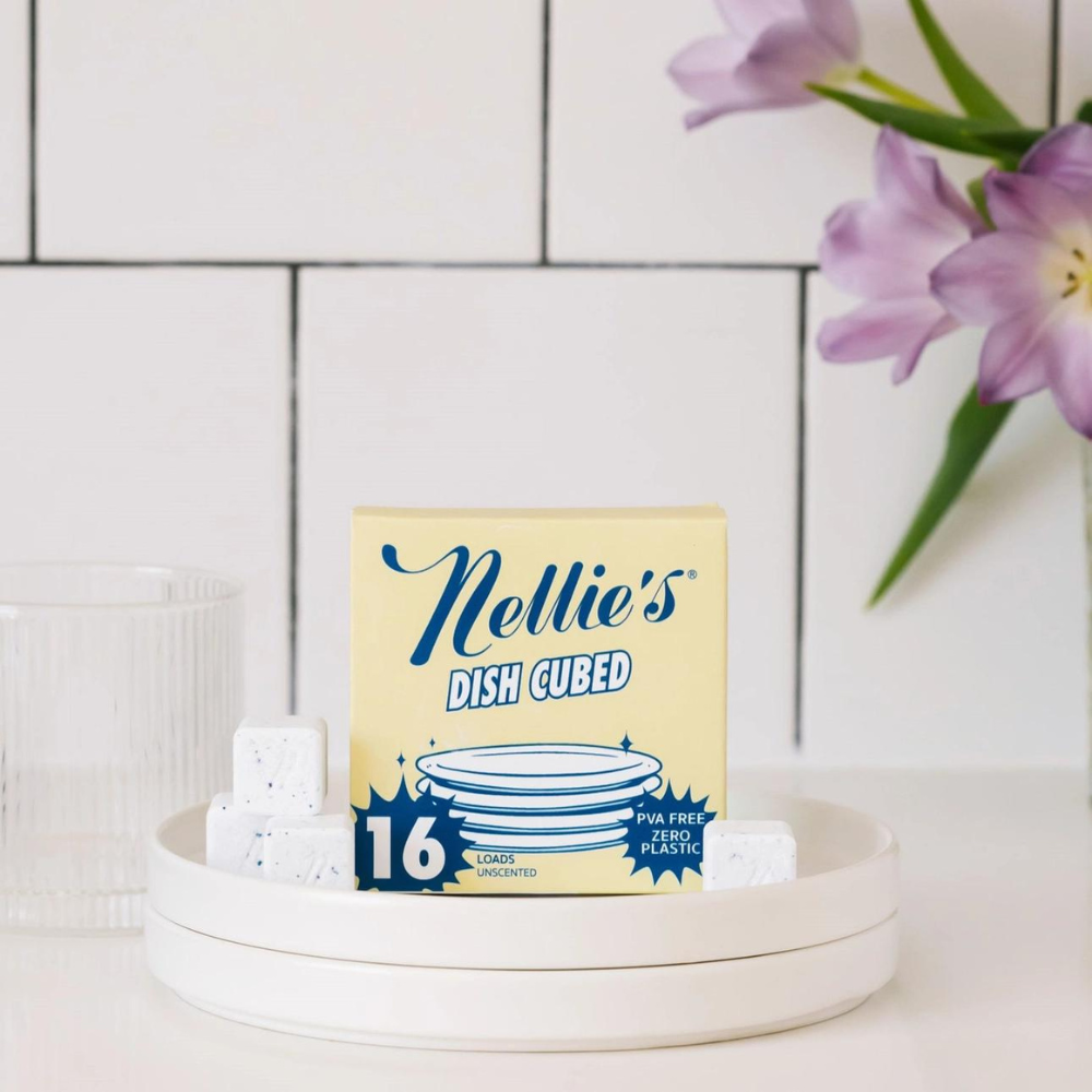 Nellie's Auto Dish Cubed, Pre-Measured Dishwasher Detergent