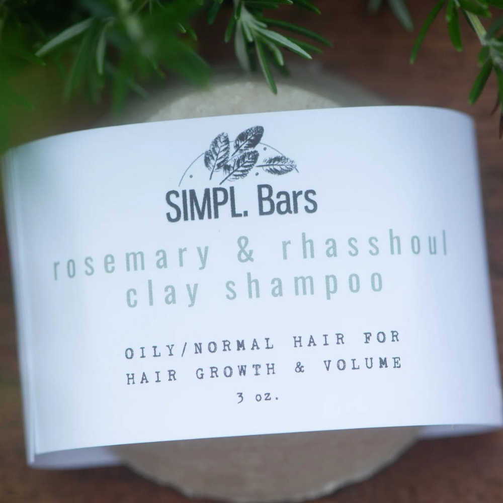 Rosemary & Rhassoul Clay Shampoo Bar (Large)