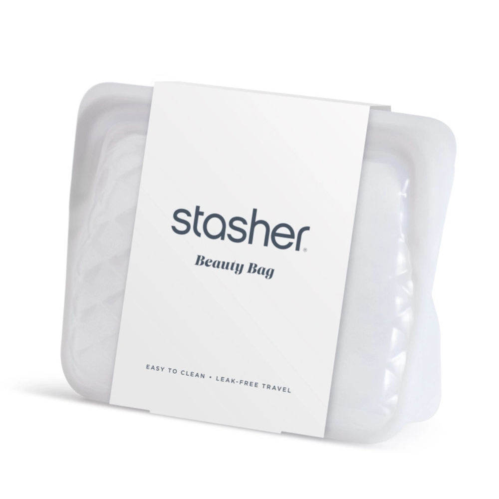 Stasher Essentials Powder Beauty Bag