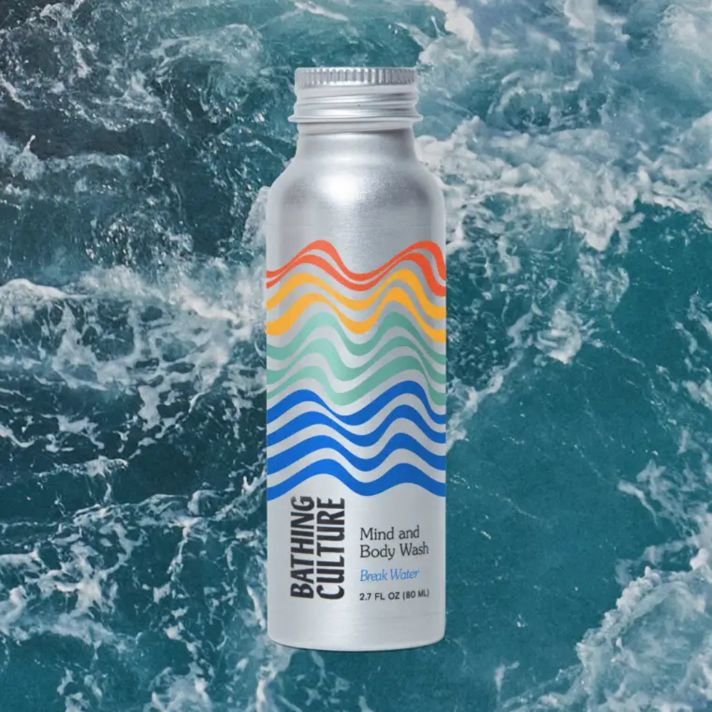 Bathing Culture: Mind and Body Wash - 2.7 oz Travel Size Aluminum Bottle