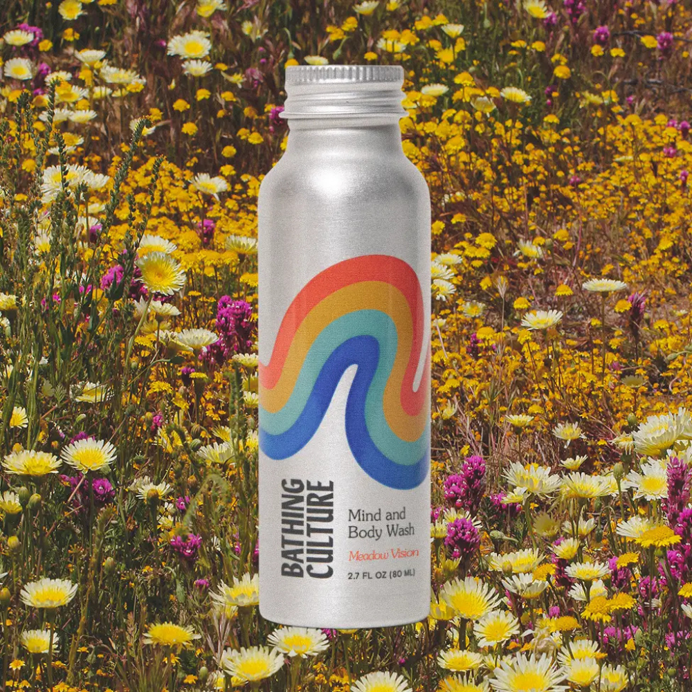 Bathing Culture: Mind and Body Wash - 2.7 oz Travel Size Aluminum Bottle