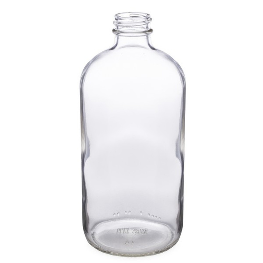 Clear Boston Round Bottles